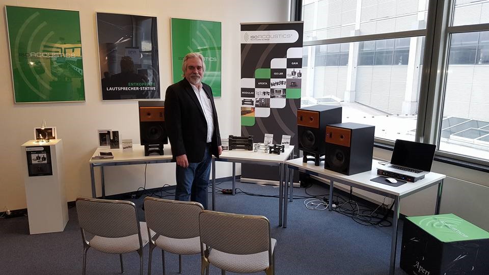 IsoAcoustics Exhibiting at the 2016 Tonmeistertagung show in Cologne, Germany